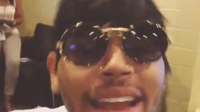 Chris Brown does his best DeJ Loaf impersonation