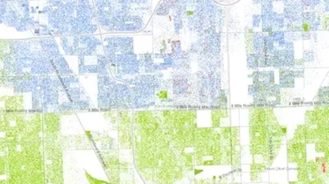 For readers of Wired, this is damning imagery of our region, showing high levels of segregation.