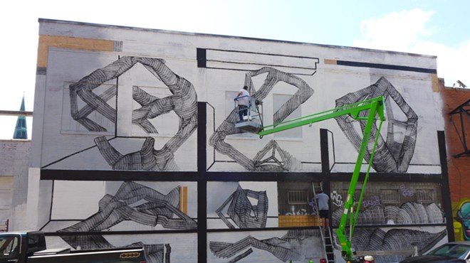 Earlier this summer, Italian artist 2501 painted a new mural on Winder Street near the Red Bull house of Art in Detroit's Eastern Market district. The district will host the inaugural Murals in the Market festival.
