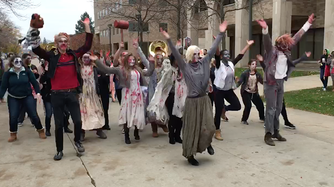 Watch: WSU's Zombie Parade does 'Thriller'