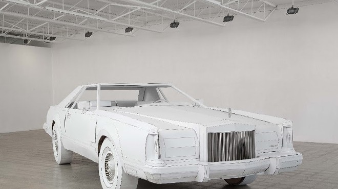 A chat with an artist who built a life-size cardboard version of a 1979 Lincoln Continental Mark V