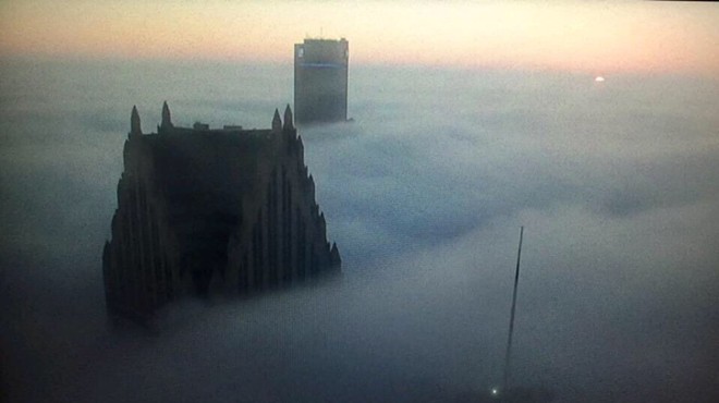 Photo of the Day: Downtown Detroit swathed in fog