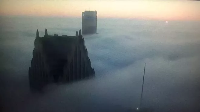 Image: Photo of the Day: Downtown Detroit swathed in fog