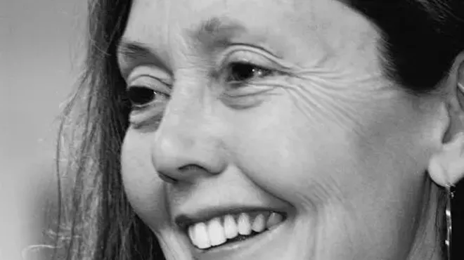 Image: Celebrated poet Anne Carson reads at the University of Michigan tonight