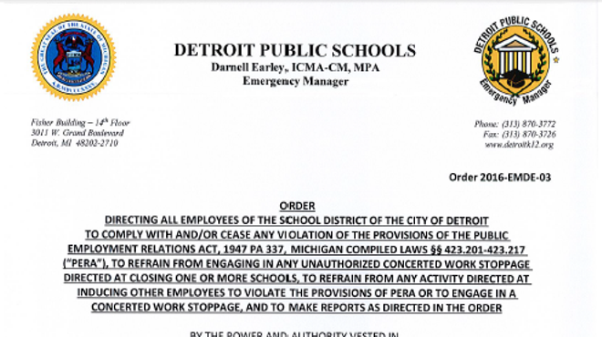 DPS EM passes a "snitch" ordinance to penalize striking teachers and those aware of striking teachers
