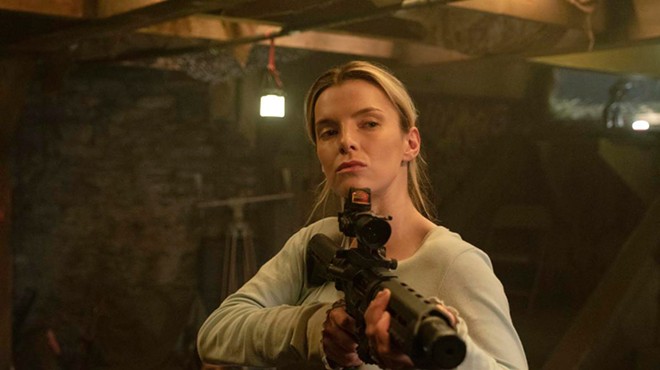 The hunters become the hunted: Betty Gilpin as Crystal in The Hunt.