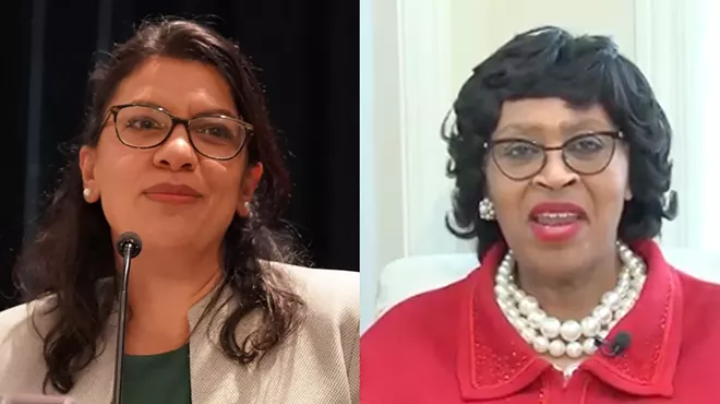 U.S. Rep. Rashida Tlaib and Detroit City Council President Brenda Jones.