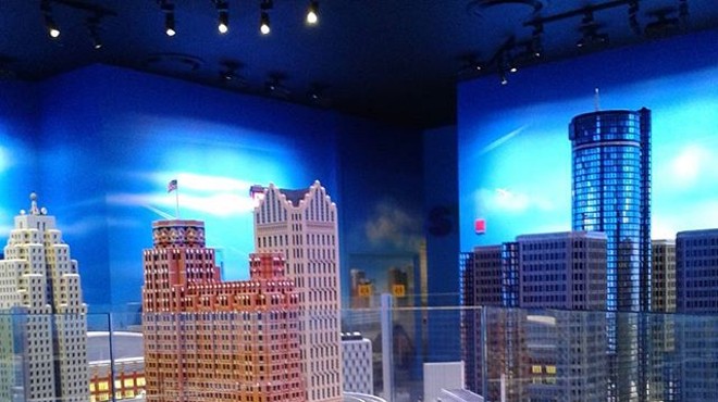 MiniLand Detroit at the Legoland Discovery Center
