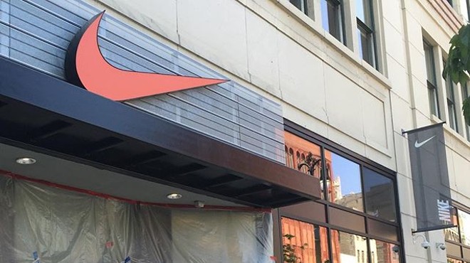 Facade of the Nike Detroit Community Store