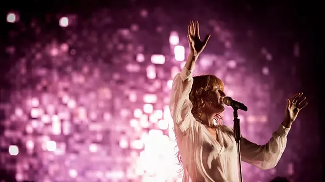 Florence Welch of Florence + the Machine being the true badass witch that she is.