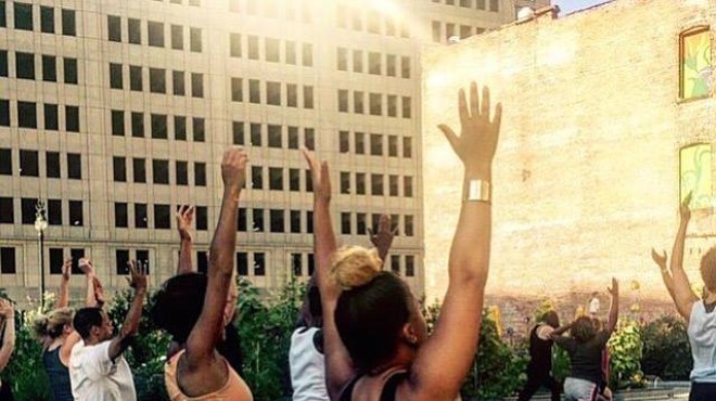 All the outdoor yoga classes being held in Detroit this summer