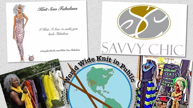 Image: Celebrate 'World Wide Knit in Public Day' at Savvy Chic