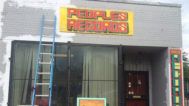 The storefront takes shape: People's North on June 1.