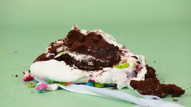 Not an actual piece of cake from the Bloomfield Kroger.