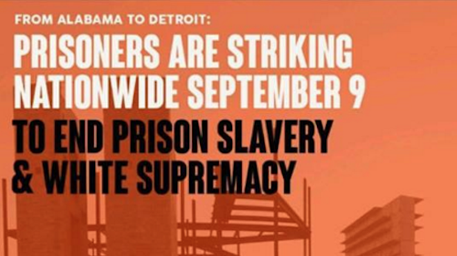 Downtown protest tonight supports nationwide prison strike