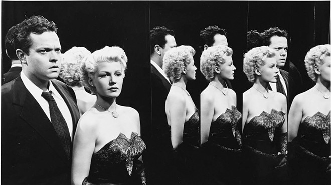 Orson Welles and Rita Hayworth in The Lady from Shanghai, 1948.