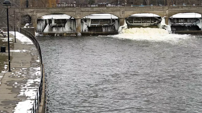 The Flint River.