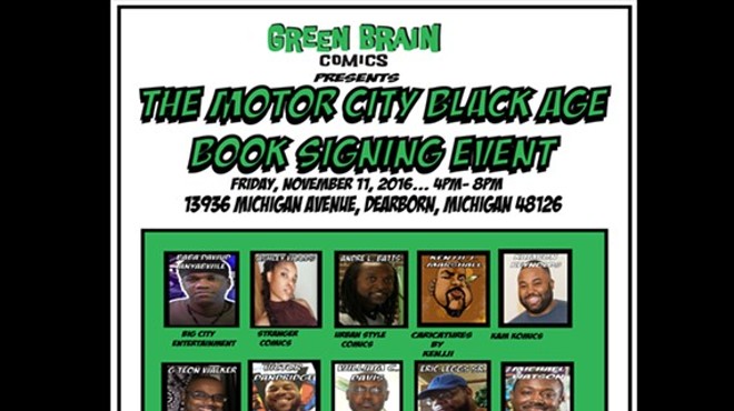 8th Annual Motor City Black Age of Comics Pre-Con Book Signing