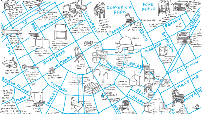 Warby Parker continues to woo us with this map of the best places to sit and read in Detroit