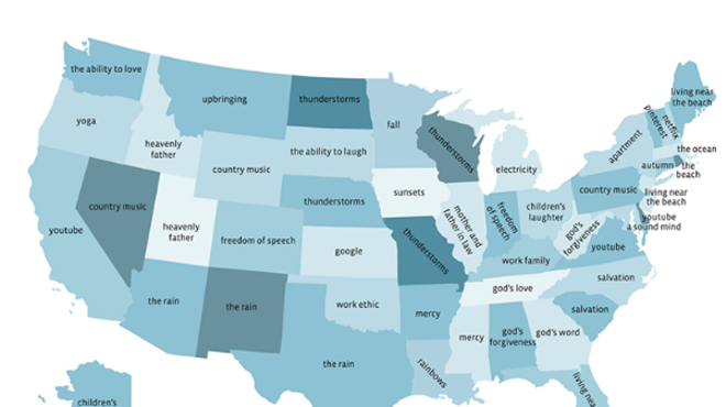 According to Facebook, Michiganders are most thankful for electricity