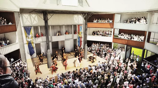 Image: Detroit eyed as location for Shakespearean theater made from shipping containers