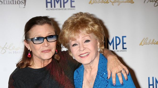 Carrie Fisher and Debbie Reynolds circa 2014.