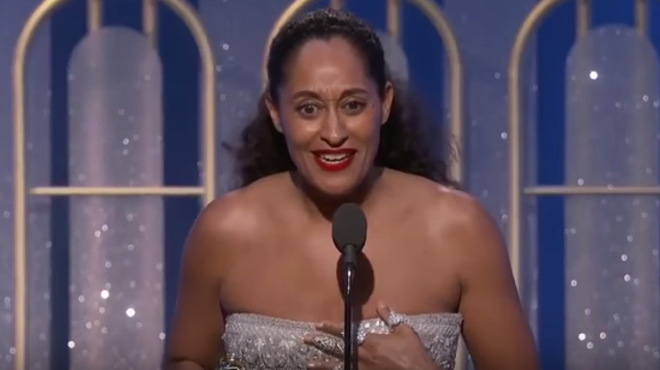 Tracee Ellis Ross won a Golden Globe on Sunday and we will never be worthy