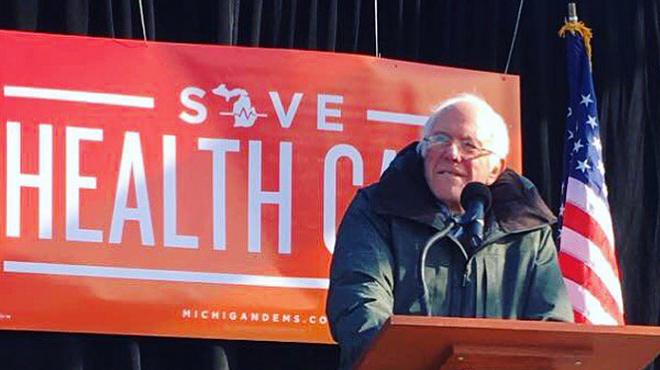 Bernie Sanders visits Macomb County in bid to save health care law
