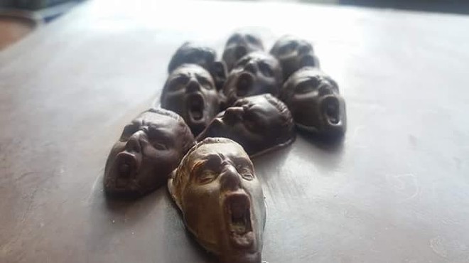 A French pastry chef created a chocolate showpiece dedicated to Eminem and it's amazing