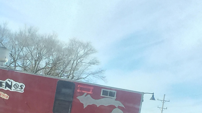 This food truck's illustration of Michigan is so awful that it's actually amazing