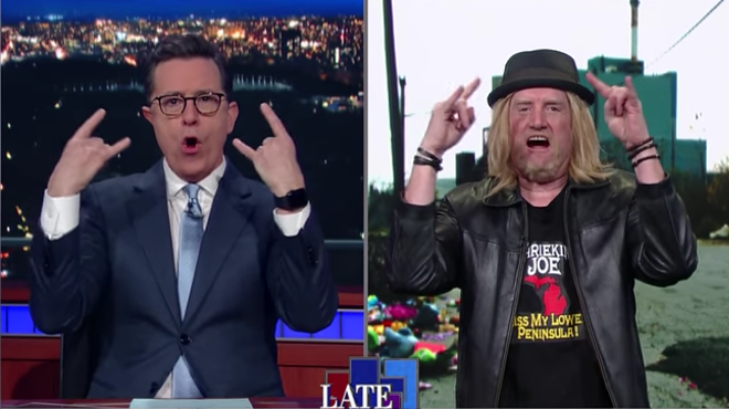 Stephen Colbert dragged Kid Rock through the coals during hilarious segment