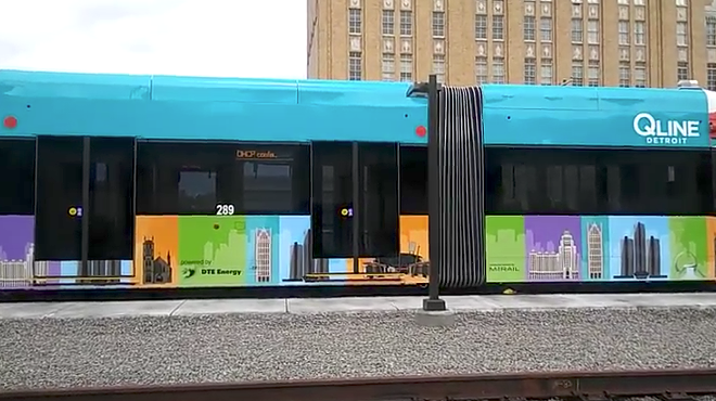 The QLine sports a nifty wrap before it debuts May 12