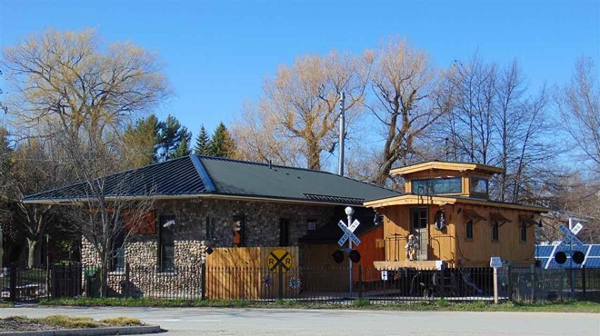 This solar-powered converted train car can be your home for $675k