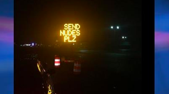 Someone changed this road sign in the U.P. and they deserve an award