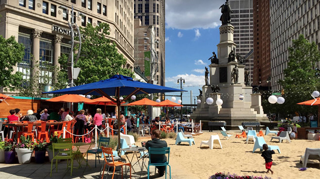 The Fountain Detroit 'beachside' restaurant opens this weekend in Campus Martius
