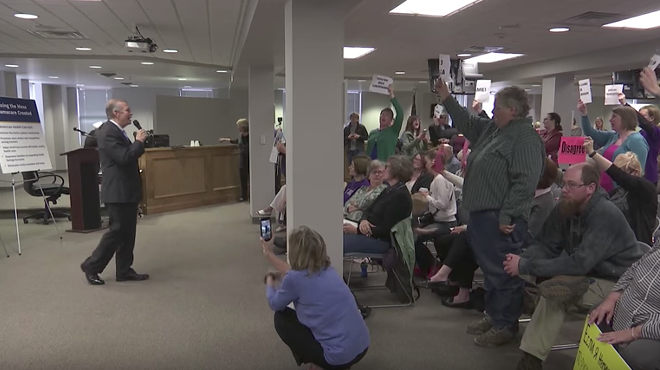 U.S. Rep. Tim Walberg's town hall meeting in Jackson was a hot mess