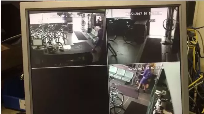 Security footage of the incident has been released via Facebook.