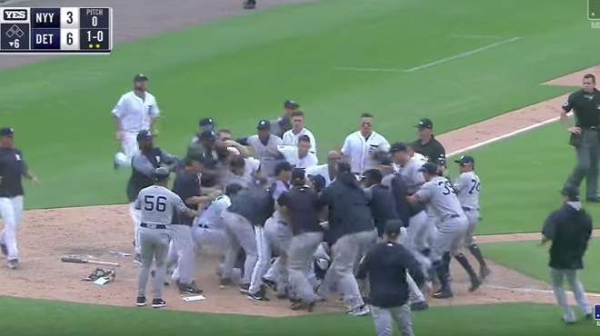 Detroit Tigers and New York Yankees did not get along yesterday