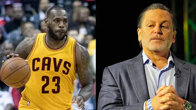 LeBron James and Dan Gilbert.