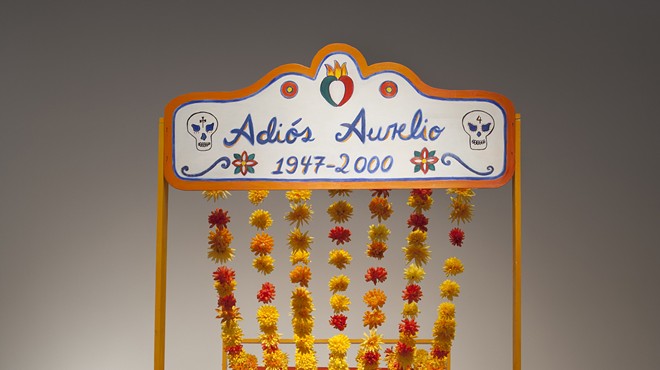 An ofrenda altar from last year’s display at the DIA by Gabrielle and Juan Javier Pescador of Ann Arbor