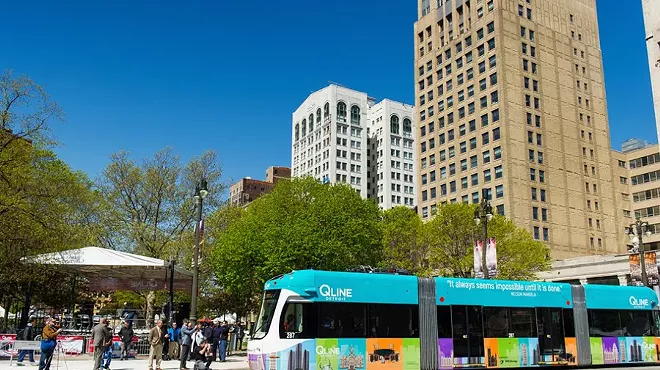 Image: Despite six collisions, the QLine is still twice as safe as a city bus