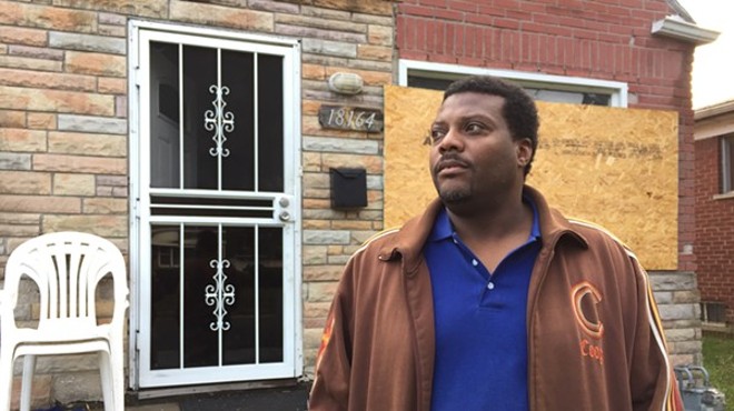 Foreclosed homeowner Kevin Dickerson, who lost his home in the Wayne County treasurer's 2017 auction, now awaits eviction. Thousands more Detroiters could be headed for the same fate.