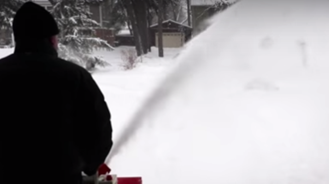 A Michigan man is on a mission to get rid of all this 'bitch-ass snow'