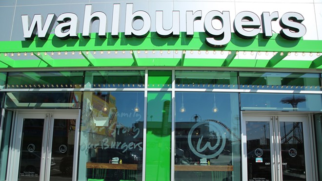 The downriver Wahlburgers will open in March, or so they say