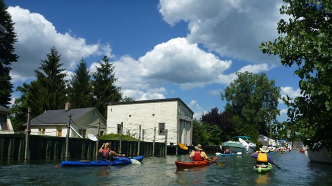 Detroit Historical Canal Kayak Tour
