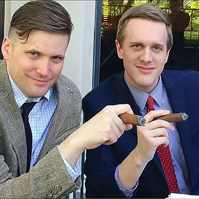 White supremacist Richard Spencer and alt-right attorney Kyle Bristow.