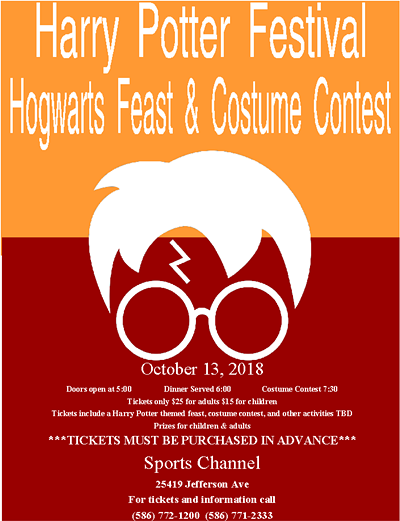 Harry Potter 20th Anniversary Feast & Costume Party