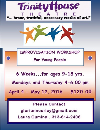 New Improvisatioin Workshop for Young People ages 9-18