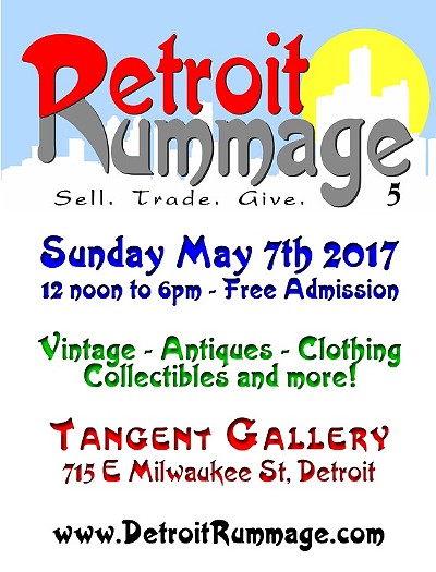 5th Annual Detroit Rummage Sale - Sell/Trade/Give
