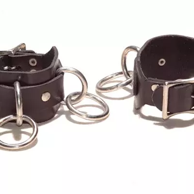 LEATHER RESTRAINTS BY RAPTURE .......... Tie ‘em up and keep ‘em in place with these bad boys. This isn’t your Holy See’s Rapture!